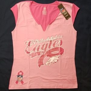 Philadelphia Eagles Breast Cancer Awareness Tee